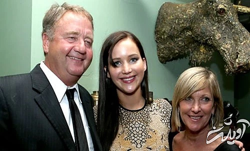 جنیفر لارنس و پدر و مادرش